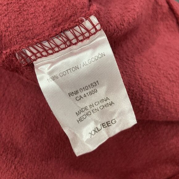 Sanrio Hello Kitty Dark Red Crewneck Sweatshirt Graphic Pullover Top SZ L - Picture 6 of 9